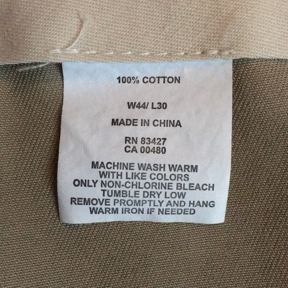 Enro Platinum Men’s Flat Front Cotton Twill Pants - Picture 4 of 4